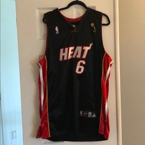 Heat lebron James adidas Jersey